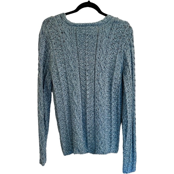 Sigrid Olsen Cardigan Sweater Blue Medium - Picture 3 of 6